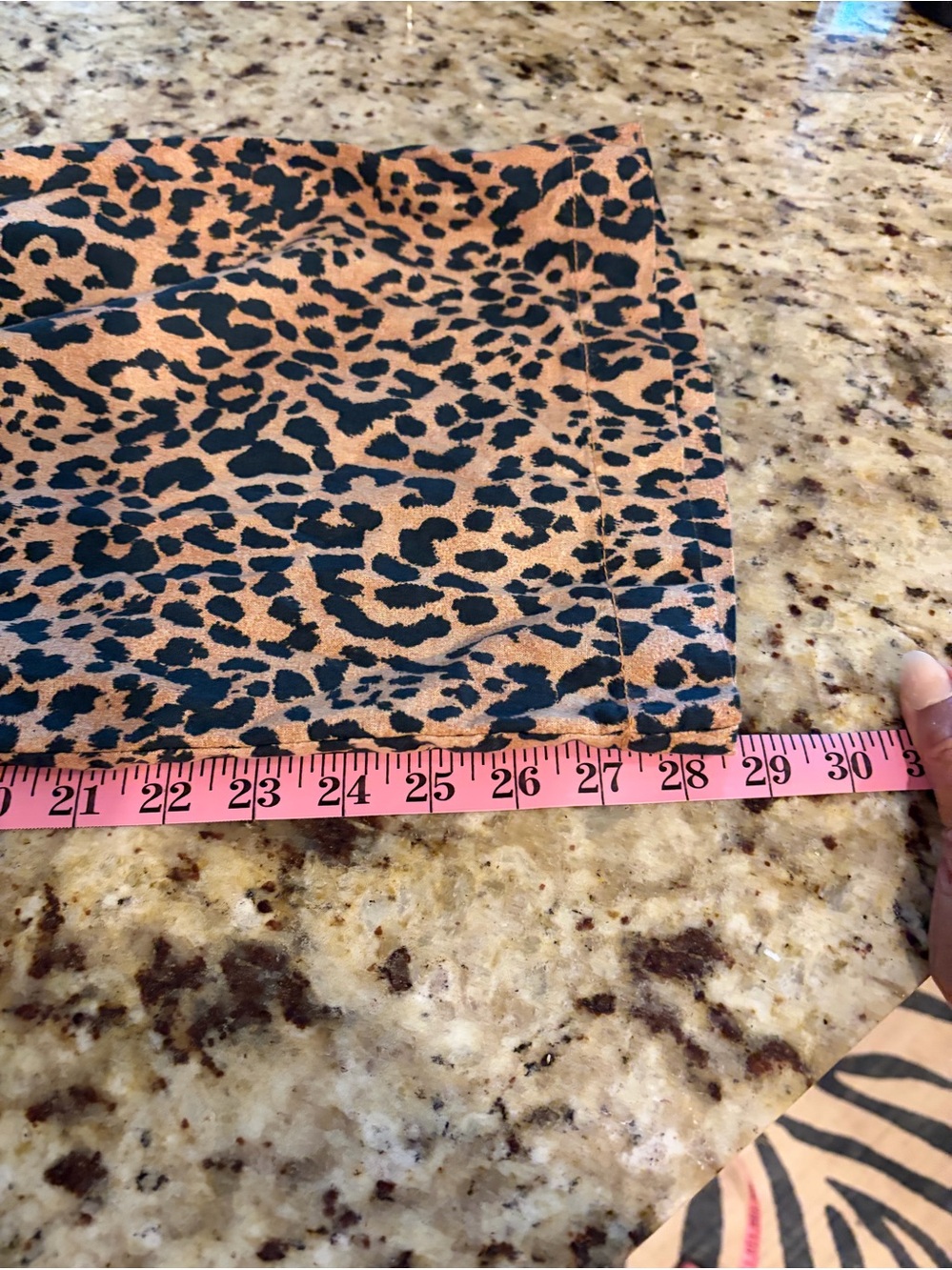GAP Leopard Print Maxi Pants - Tan and Black - Picture 6 of 6